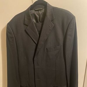 F.R. Tripler Wool Pinstripe Suit